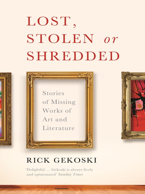 Cover image for Lost, Stolen or Shredded